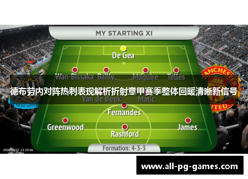 德布劳内对阵热刺表现解析折射意甲赛季整体回暖清晰新信号 德布劳内对阵热刺表现解析折射意甲赛季整体回暖清晰新信号